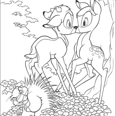 Ourcoloringpage Bambi 1