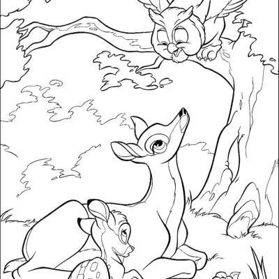 Ourcoloringpage Bambi 36