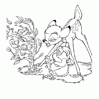 Ourcoloringpage Bambi 45