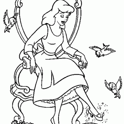 Ourcoloringpage Cinderella 3